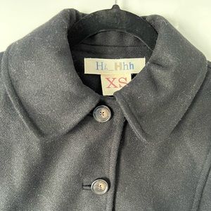 Tommy Hilfiger Hh_Hhh Wool Pea Coat - Black